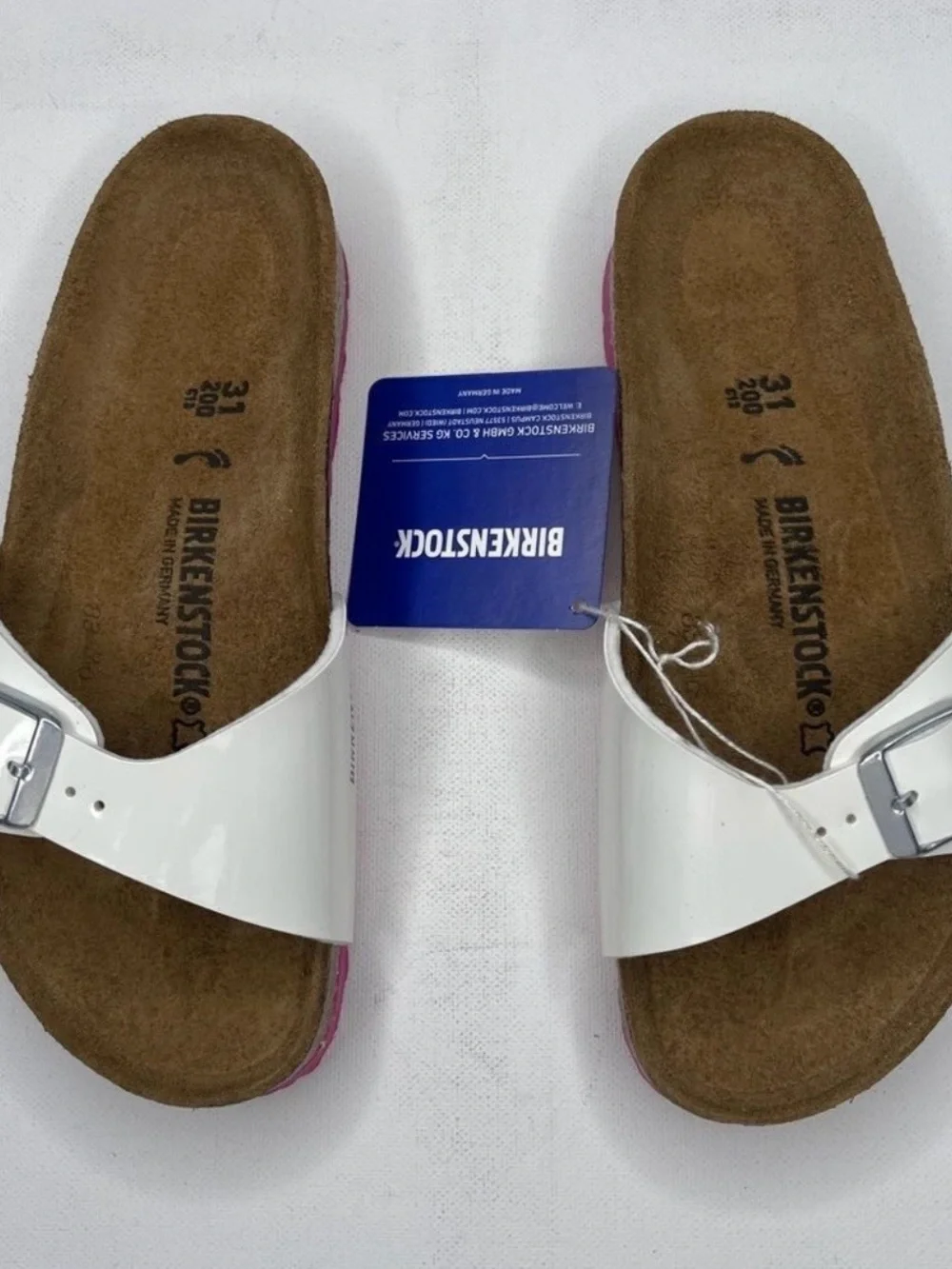 BIRKENSTOCK MADRID SANDALS SZ: 31/13 ~NIB